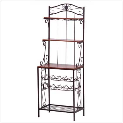 Baker's Style Wine and Glass Rack